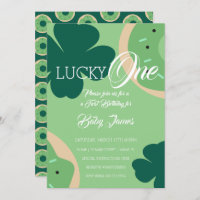 St. Patricks Lucky First Birthday Shamrock Doughnu