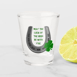 St Patrick's Lucky Horseshoe Shot Glass
