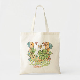 St. Patrick's Lucky Vibes Tote Bag