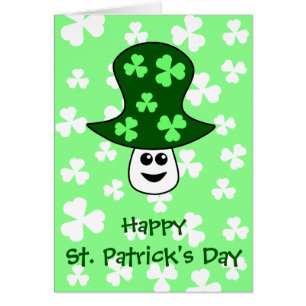 St. Patrick's Mushroom Card