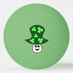 St. Patrick's Mushroom Ping Pong Ball
