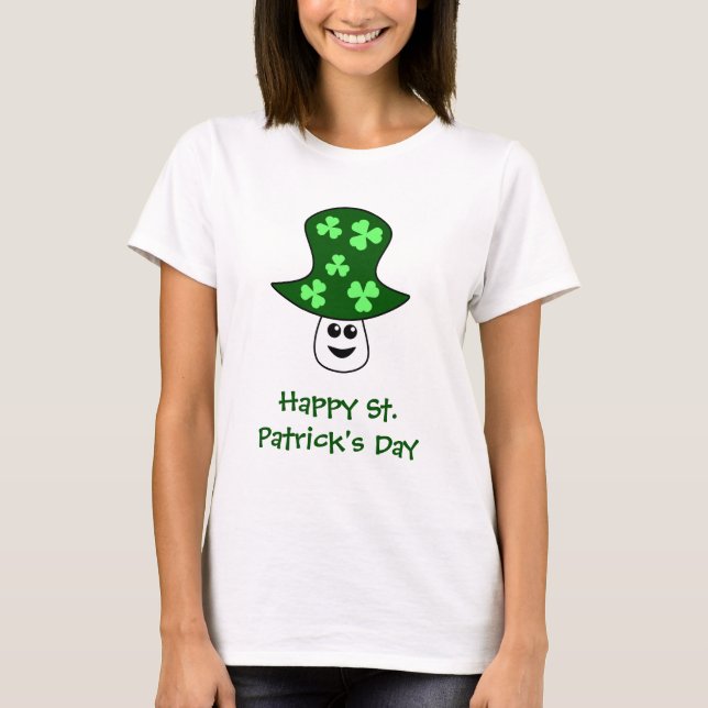 St. Patrick's Mushroom T-Shirt (Front)
