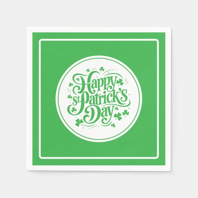 St. Patrick's Paper  Napkin (Front)