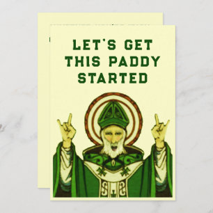 St. Patrick's party invitations