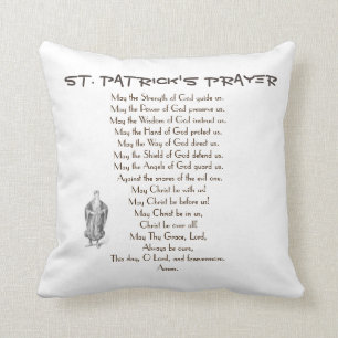 ST. PATRICK'S PRAYER THROW PILLOW