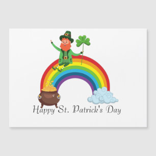 St. Patrick's Rainbow  Happy Whimsical Shamrock