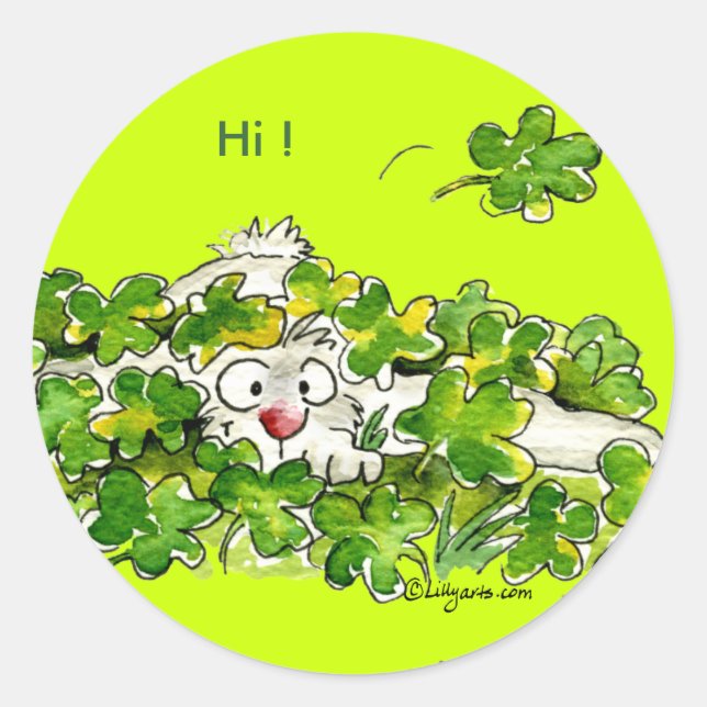 St. Patricks Regardez Un Sticker De Boo Day (Devant)