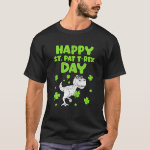 St Patricks Saint Pat T Rex Dinosaurs Funny St. Pa T-Shirt