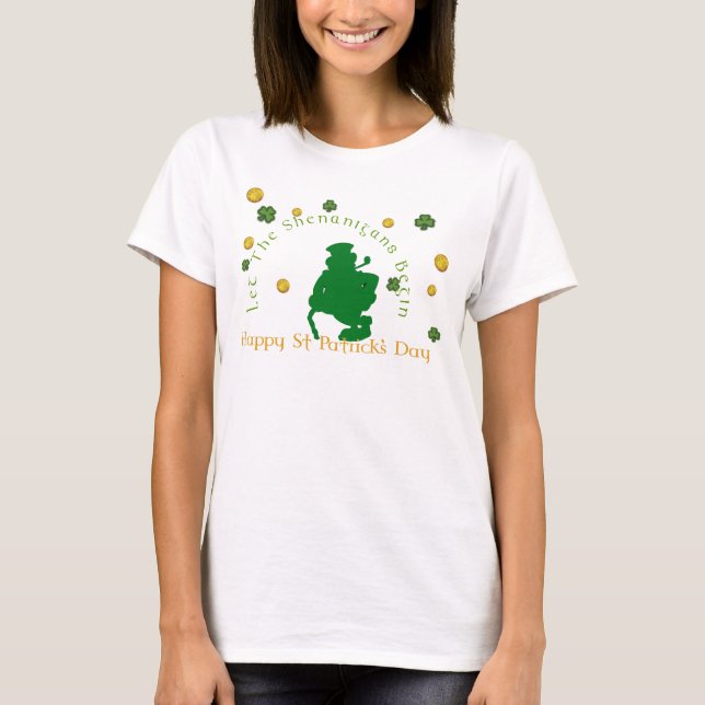 St Patrick's Shananigans T-Shirt (Front)