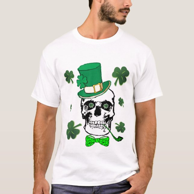 St. Patrick's Skull T-Shirt (Front)