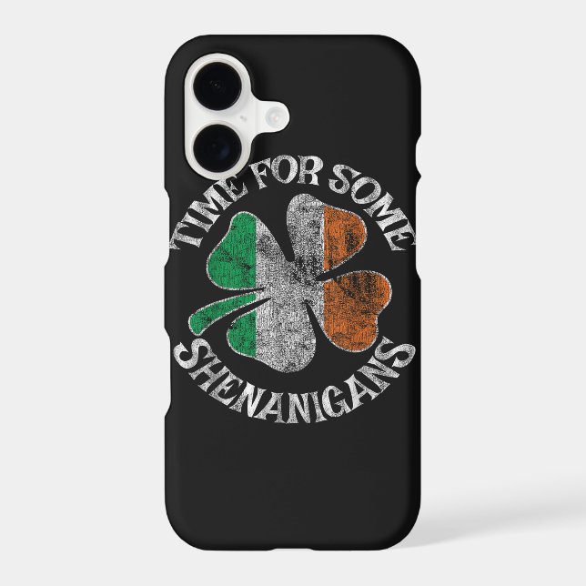 St. Patrick's Time for Some Shenanigans Clover (Back)