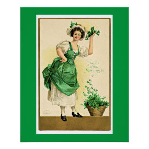 St. Patrick's vintage poster