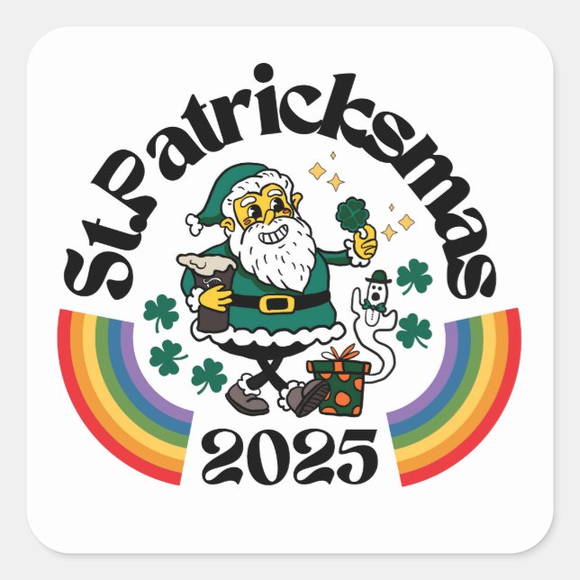 St.Patricksmas 2025 Sticker (Front)