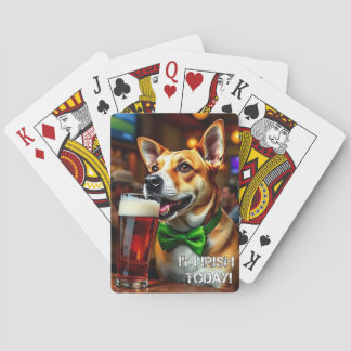 St. Pat's Dog Playing Cards