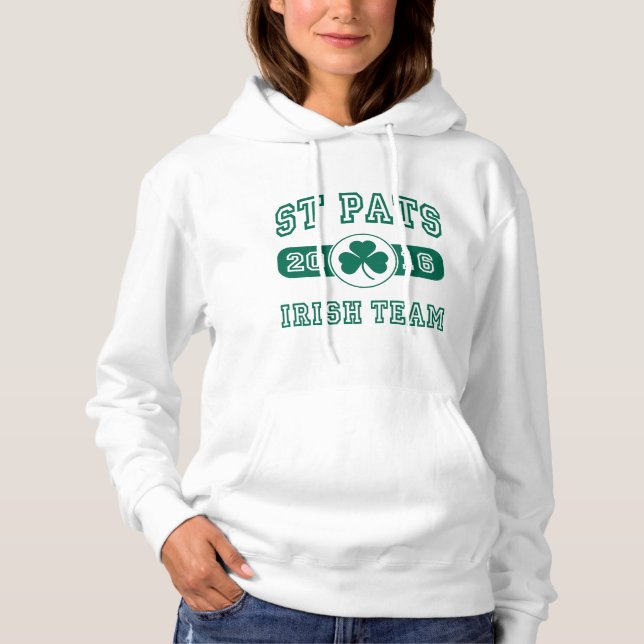 St Pats Irish Team 2016 Hoodie (Front)