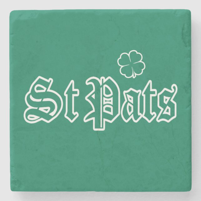 St Pats  Stone Coaster (Front)
