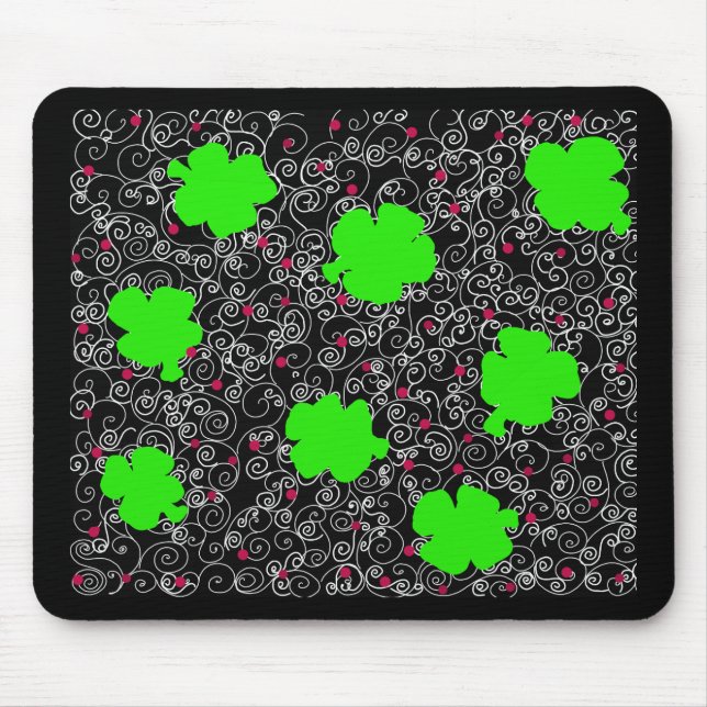 St. Patty Art Mouse Pad (Front)