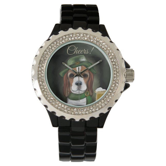 St. Patty Beagle Dog Watch (Front)
