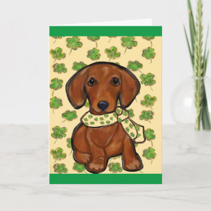 St.Patty Doxie Card
