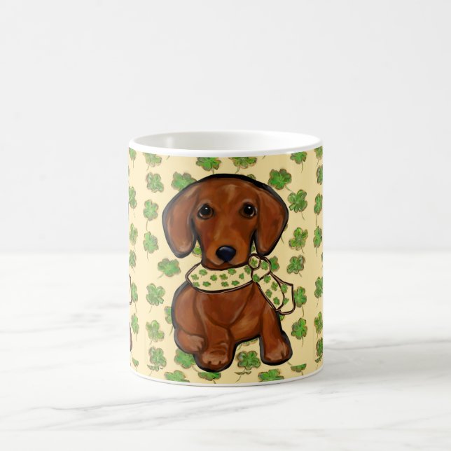 St.Patty Doxie   Coffee Mug (Center)