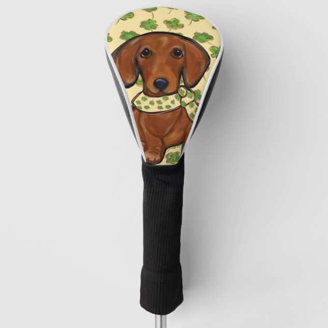 St.Patty Doxie      Golf Head Cover (Front)