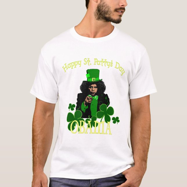St. Patty Obama T-Shirt (Front)