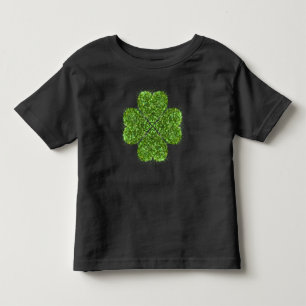 St. Patty’s Shamrocks green sparkling clover Toddler T-shirt