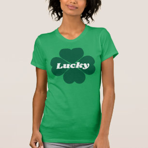 St. Patty’s Shamrocks T-Shirt trèfle vert chance