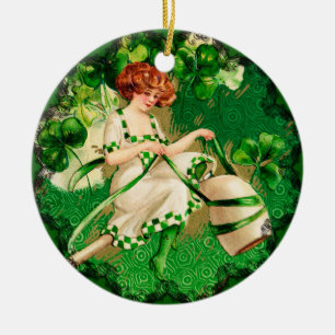 St. Patty's Day Girl Ornament