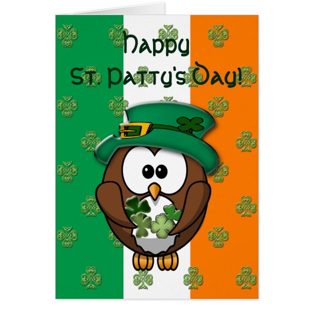 St. Patty's Day owl (Front)