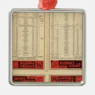 St Paul, Minneapolis and Manitoba Railway Metal Ornament