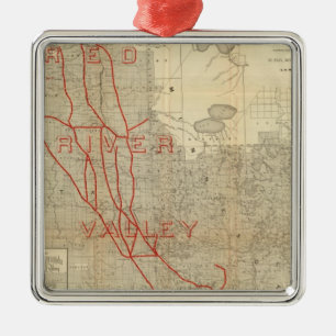 St Paul, Minneapolis and Manitoba Railway Metal Ornament