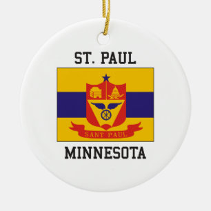 St Paul Minnesota Ceramic Ornament