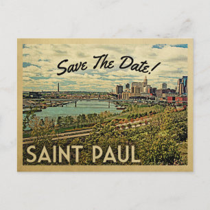 St Paul Minnesota Enregistrer La Date Cartes Posta