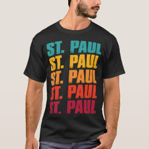 St Paul Minnesota Souvenir  Retro Vintage St Paul T-Shirt