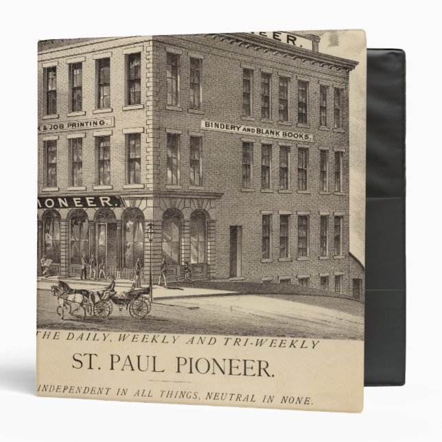 St. Paul Pioneer Binder (Front/Inside)
