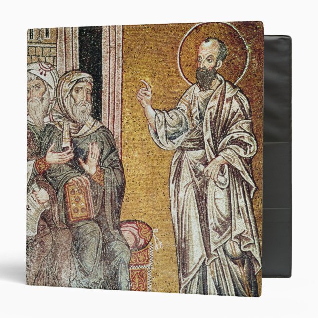 St. Paul Preaching to the Jews Binder (Front/Inside)