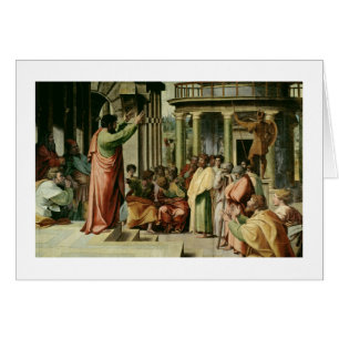 St Paul prêchant à Athènes (bande dessinée pour le