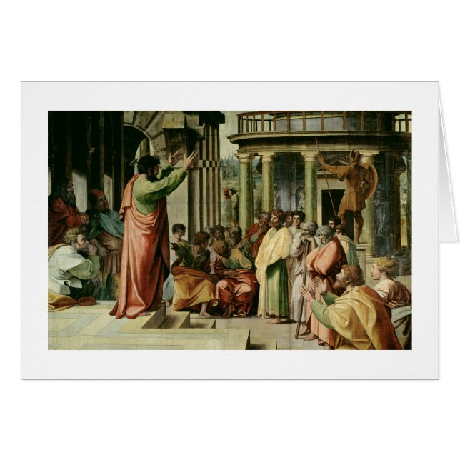St Paul prêchant à Athènes (bande dessinée pour le (Devant horizontal)
