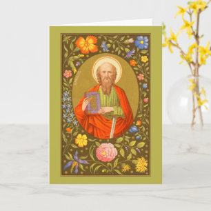 St Paul the Apostle (PM 06) Blank Greeting Card 1