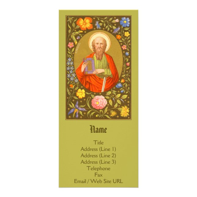 St. Paul the Apostle (PM 06) Customizable Rack Card (Front)