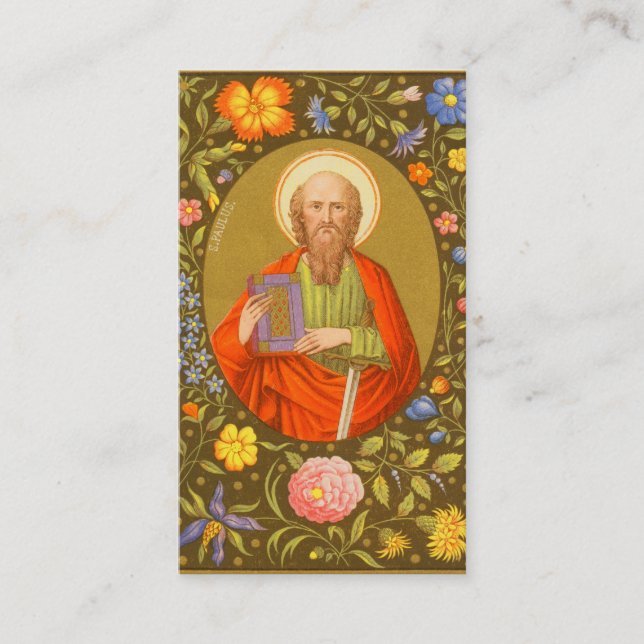 St. Paul the Apostle (PM 06) Full Bleed Business Card (Front)