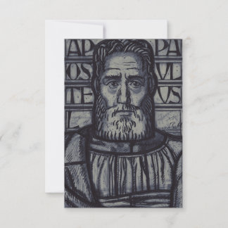 St. Paul the Apostle The Great Engraving Holy Card