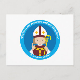 St. Paulinus of Nola Postcard