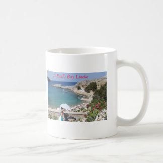 St.Paul's Bay, Lindos Coffee Mug