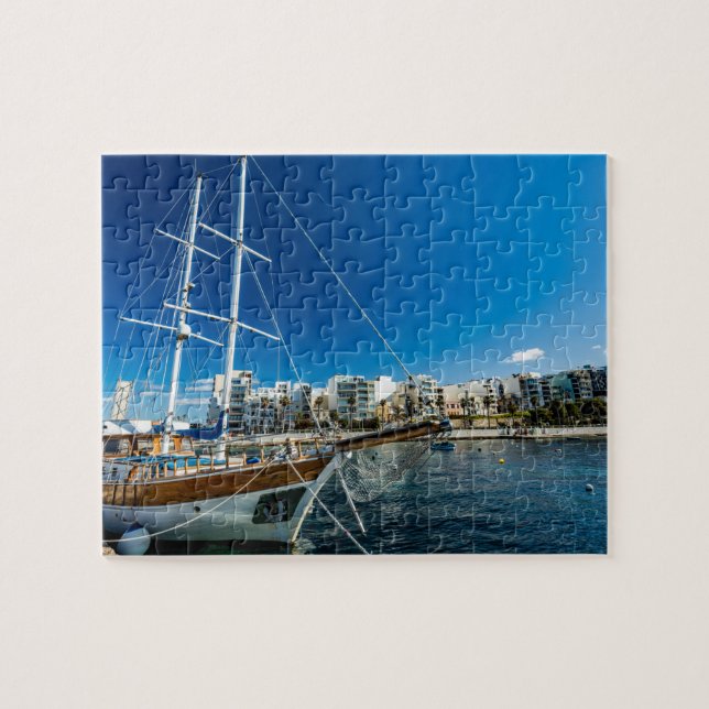 St Paul's Bay, Malta Jigsaw Puzzle (Horizontal)