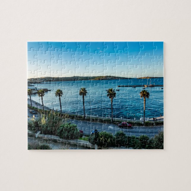 St Paul's Bay, Malta Jigsaw Puzzle (Horizontal)