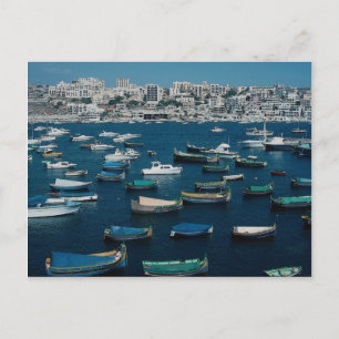 St. Paul's Bay, northwestern Malta Postcard