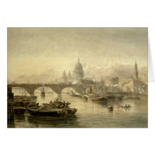 St. Paul's Cathedral and London Bridge from the Su