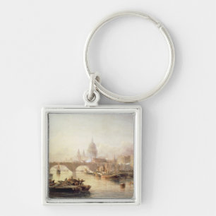 St. Paul's Cathedral and London Bridge Keychain